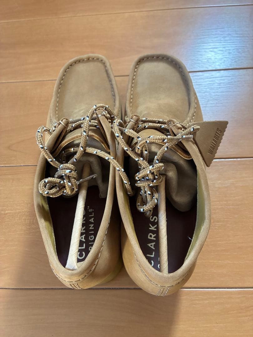 CLARKS GORE-TEX ベージュモカシン