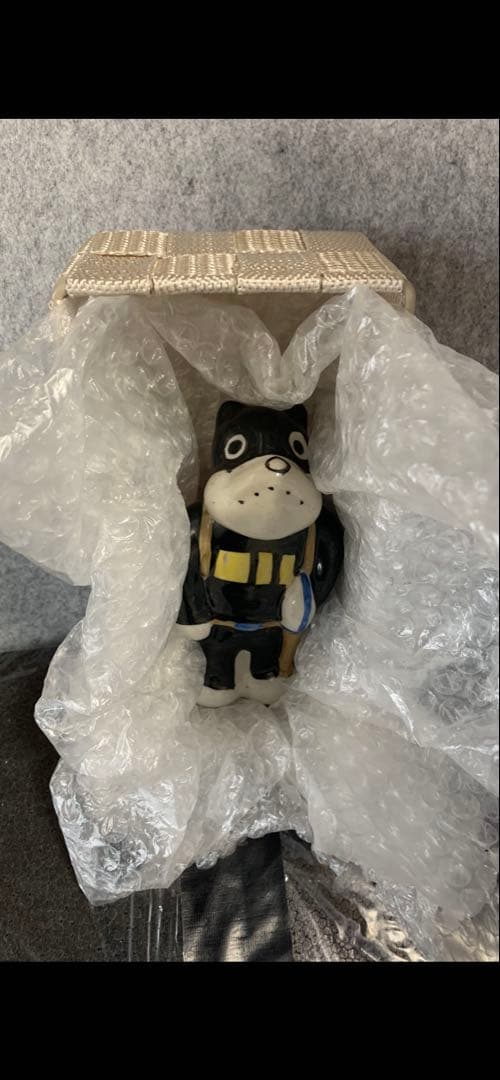 のらくろ陶器像