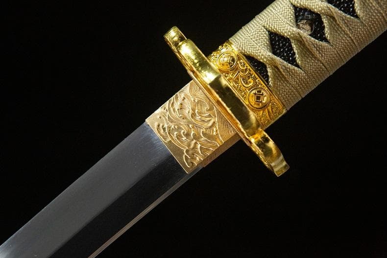 耀金太刀 日本刀 模造刀 居合刀 武士道 武蔵 鑑賞用 手鍛造打