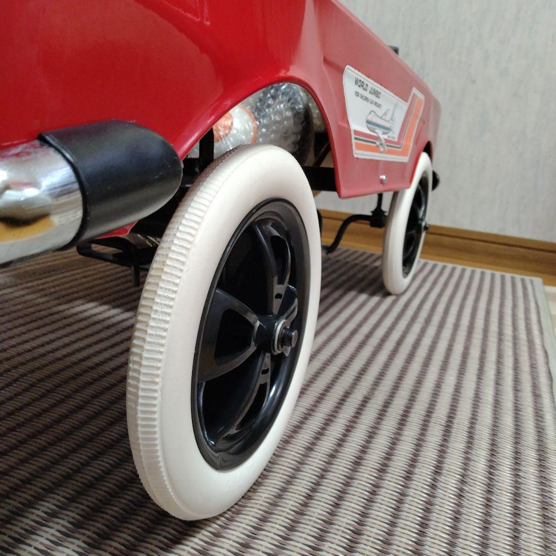 旧車　GTR　ペダルカー　ブリキ大型遊具　昭和レトロ　オブジェ　日本製　新品
