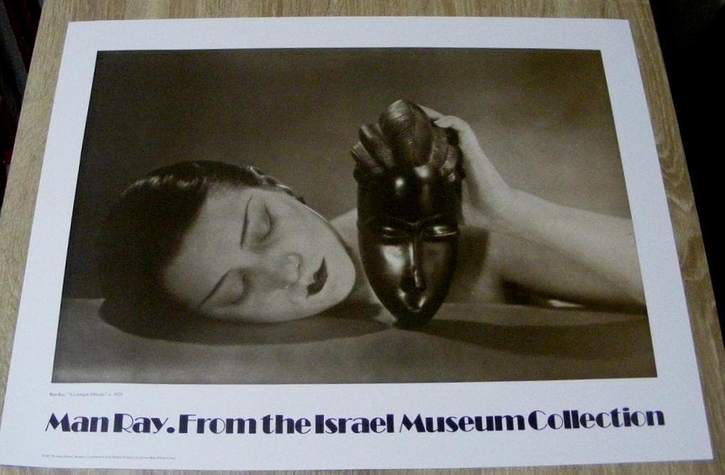 Man Ray Le masque Africain (1923) ポスター