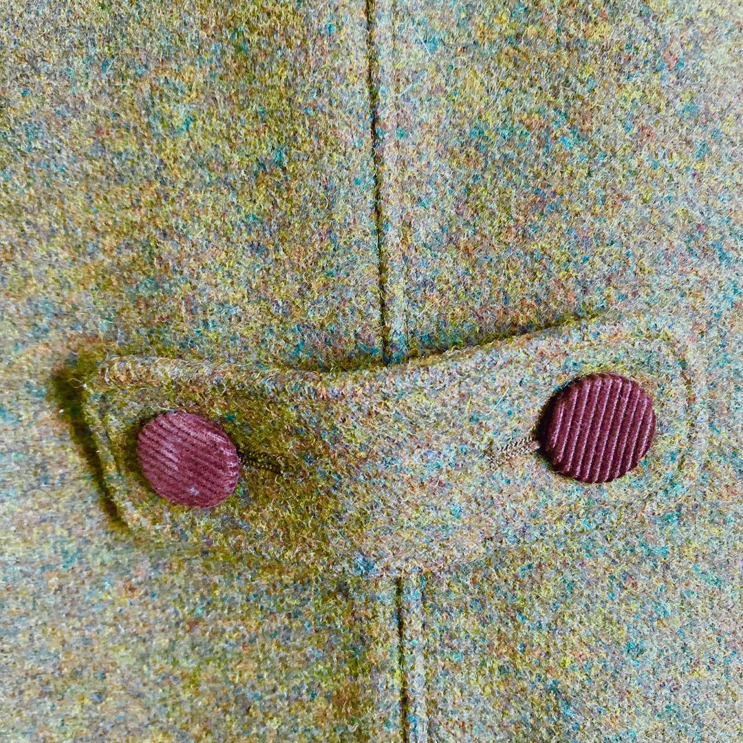 きれいめ◎CHILD WOMAN ウール　チェスターコート　オリーブカーキ系