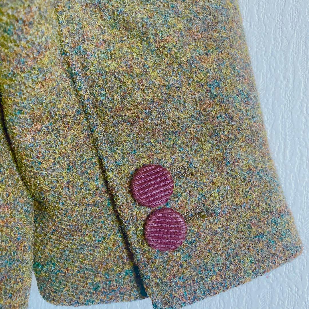 きれいめ◎CHILD WOMAN ウール　チェスターコート　オリーブカーキ系