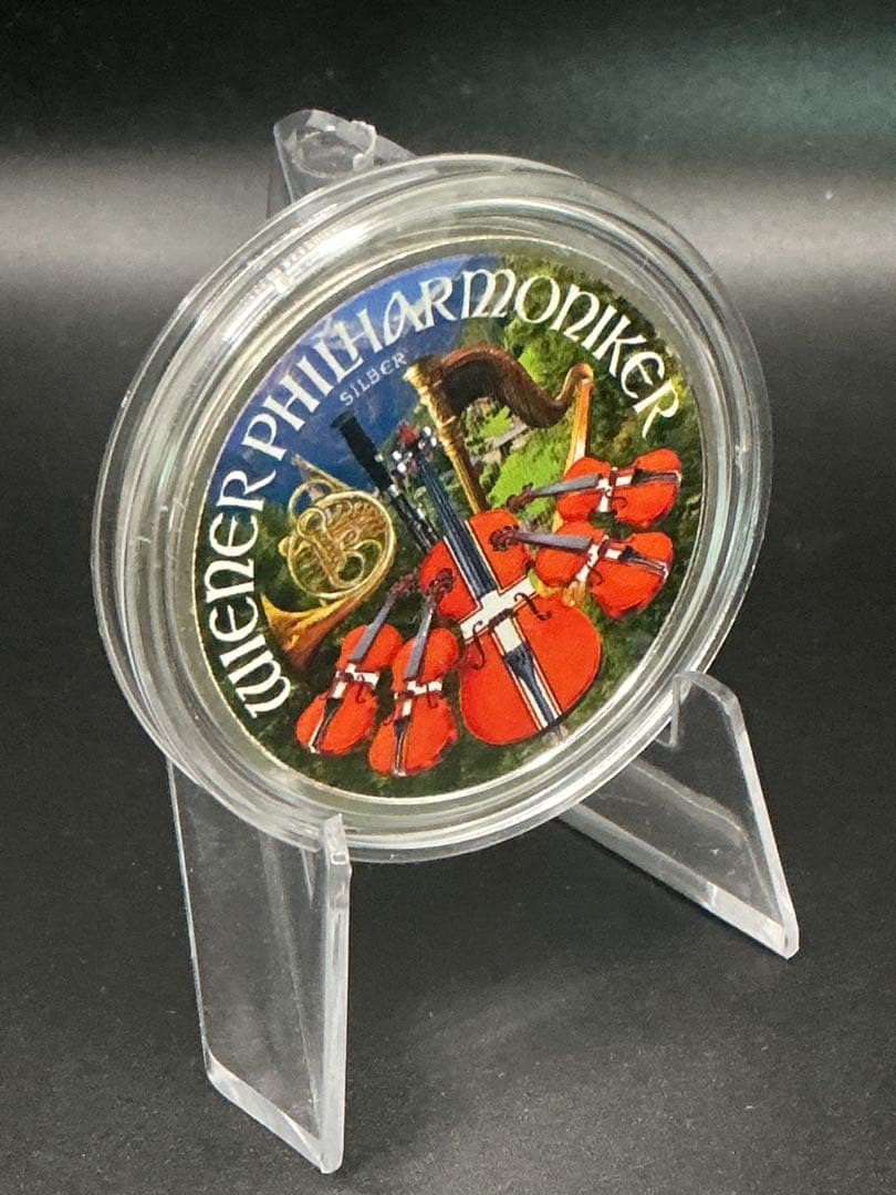 2024年オーストリア・ウィーン・フィルハーモニー「フラッグ」カラー銀貨