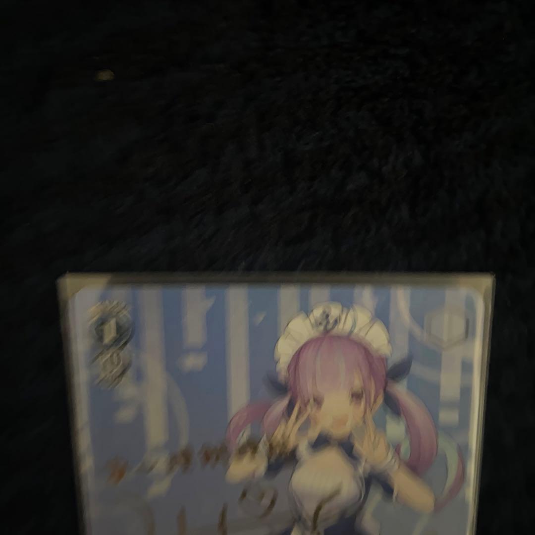 ホロライブ 湊あくあ ヴァイスシュヴァルツ あくあーと sp サイン