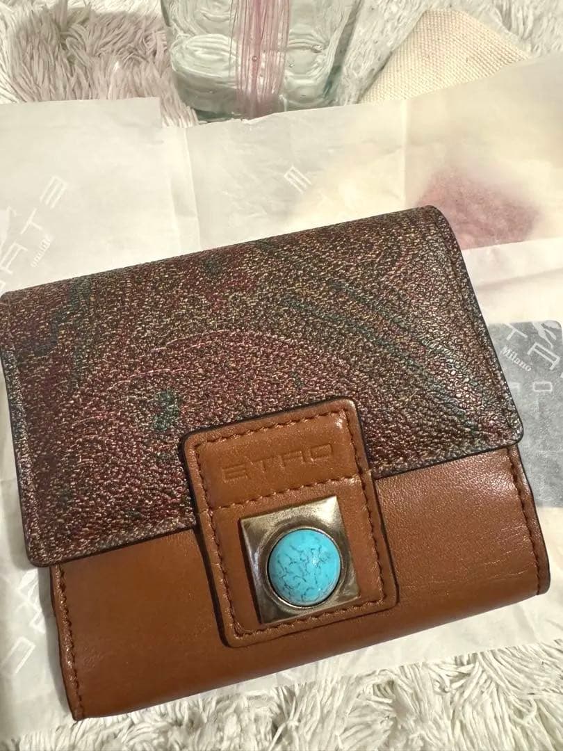 お値下げ　エトロ　クラウンミー　財布　美品