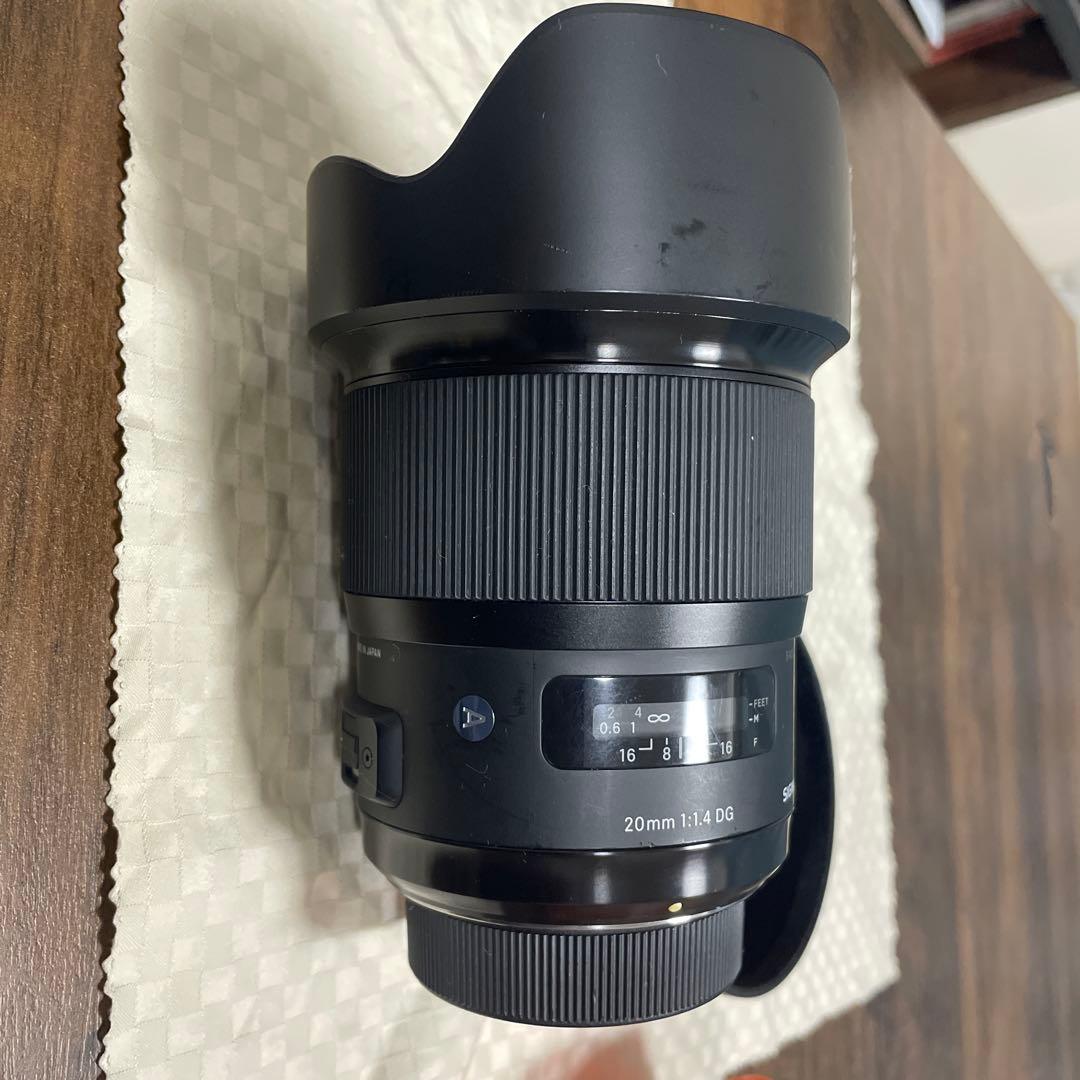 SIGMA art Art 20mm F1.4 DG HSM ニコン　シグマ