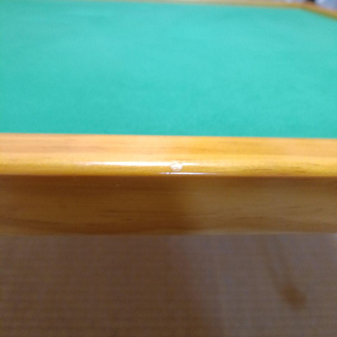 折りたたみ式　座卓式 手混ぜ 麻雀卓セット　脚つき