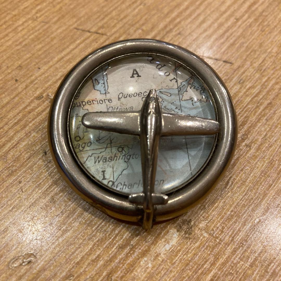 ヨーロッパ戦線時のアメリカ爆撃機のブローチ　アンテーク