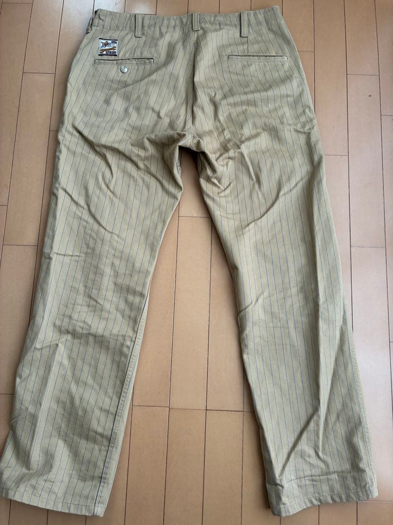 schott ヒッコリー　ストライプ　チノパン　ワークパンツ　アメカジ　ショット