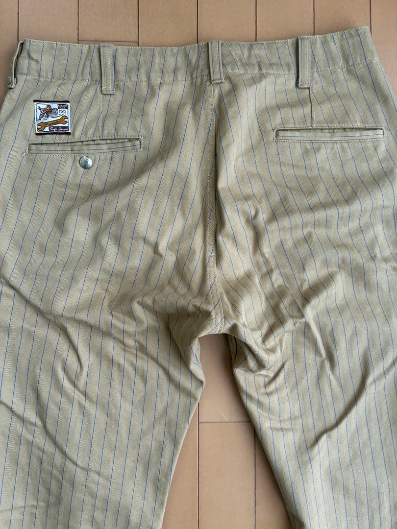 schott ヒッコリー　ストライプ　チノパン　ワークパンツ　アメカジ　ショット