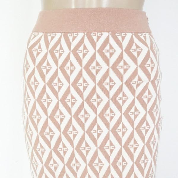 新品 エリザベッタフランキ ニットスカート38 ESK703 XSサイズ 膝下丈