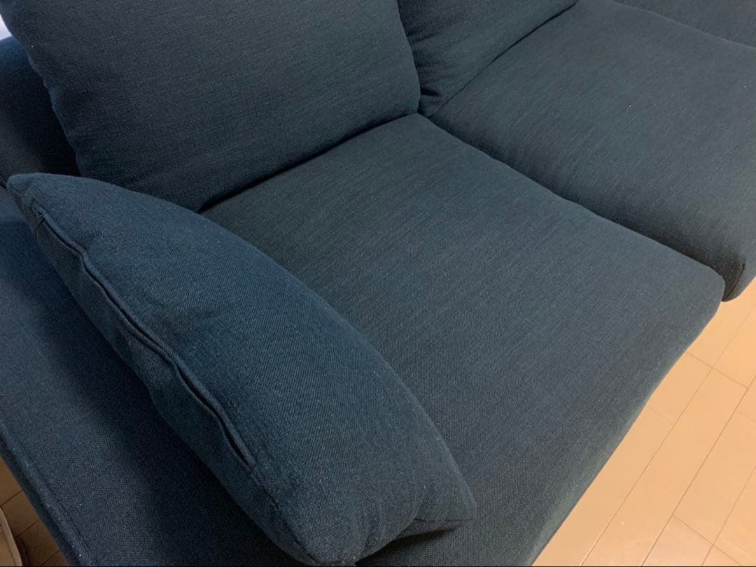 【札幌・直接】NOCE ノーチェ　ローソファNC771 ブルー