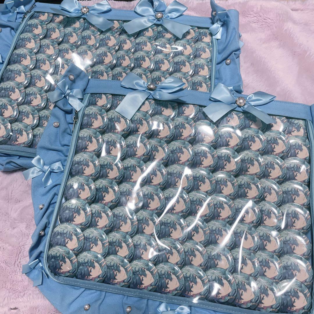 瀬名泉 フィーチャー 缶バッジ(160点)+水色痛バ2点