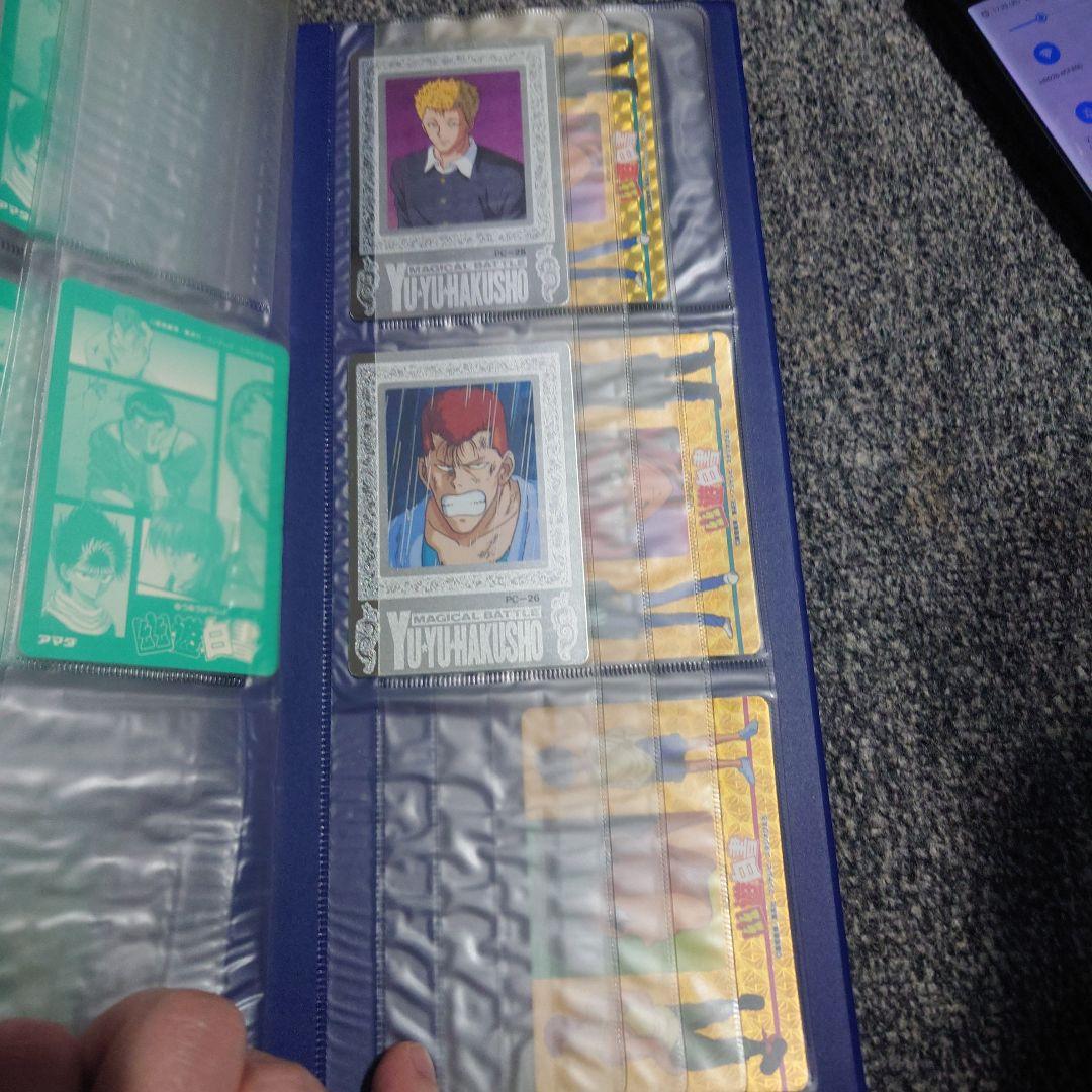 幽遊白書 カードダス アマダ ヒーローコレクション アルバム+カード