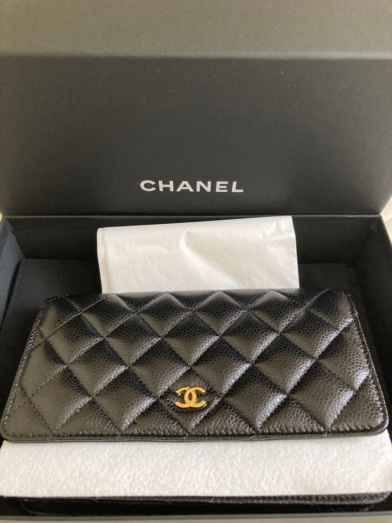 ⭐︎popo⭐︎CHANEL チェーンウォレット　キャビアスキン　新品.未使用
