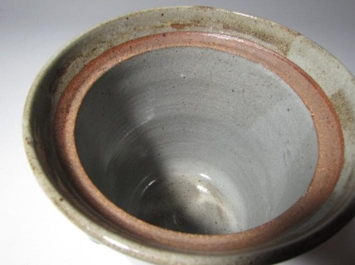 ○真清水蔵六 三嶋写水指 美しい造形の逸品! k336