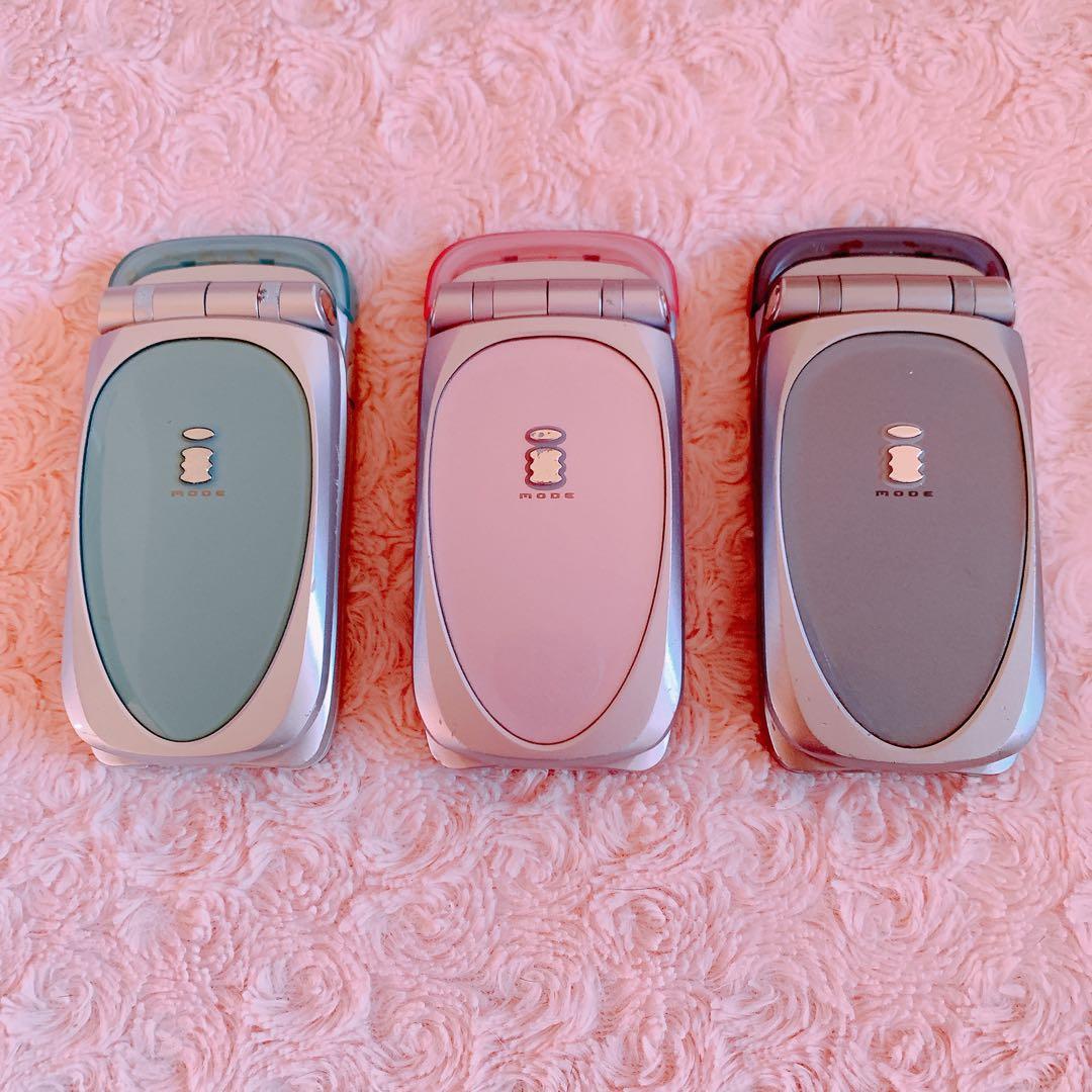 ⭐︎希少⭐︎ ドコモ D503is 3色セット スケルトン ガラケー 平成レトロ