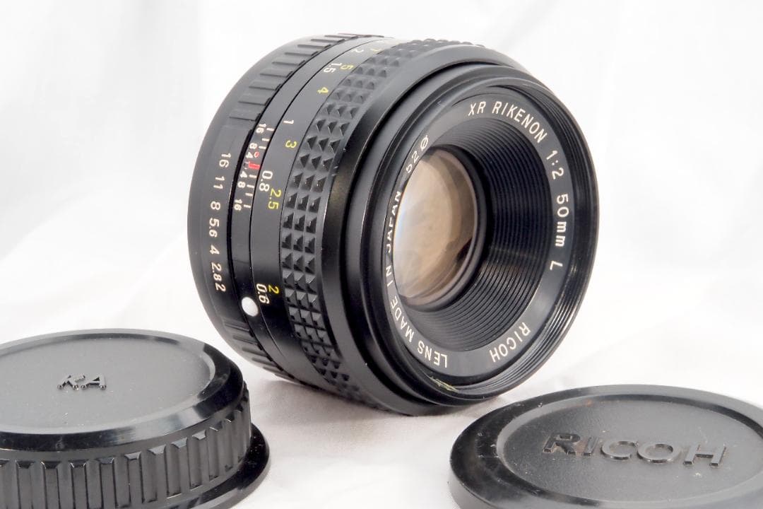 XR RIKENON L 50mm f/2 きれい 分解整備済 保証付 652