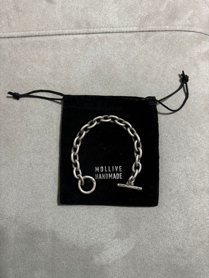 MOLLIVE ハンドメイド チェーンブレスレット