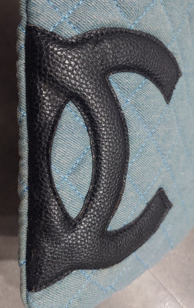 CHANEL　シャネル　ノベルティ　バッグ　ショルダー　デニム　斜めがけ可能