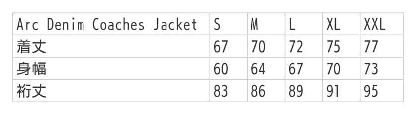 ジャケット・アウター Supreme ARC Denim Coaches Jacket XXL