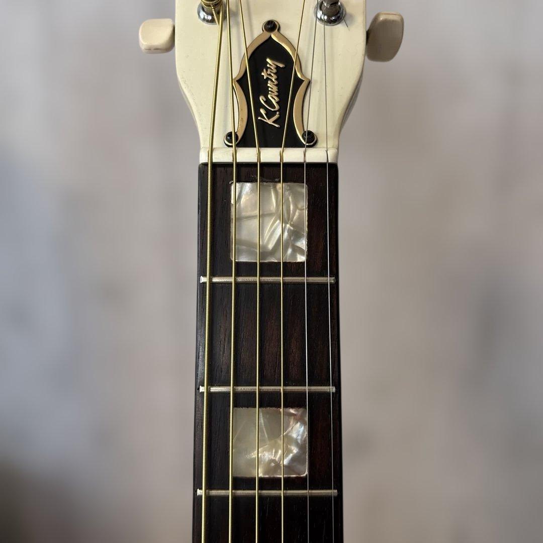 ジャパンビンテージK Countryギター 希少な白(ケース付き)