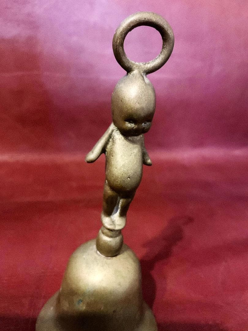 100年前のキューピーの真鍮ベル　アンティーク