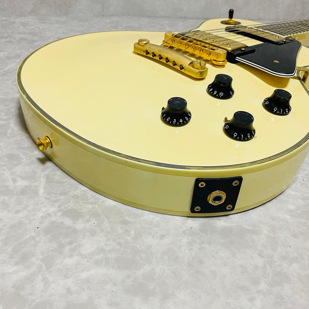 美品　Burny バーニー レスポール カスタム フェルナンデス ホワイト