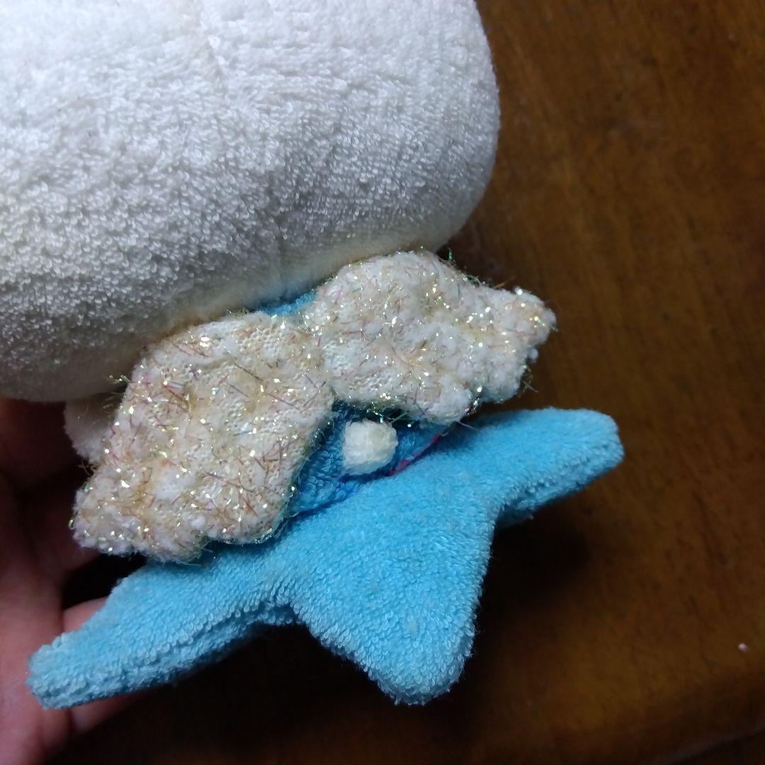 サンエックス　しあわせにゃんこ　ハート型宝石付きぬいぐるみ　平成レトロ