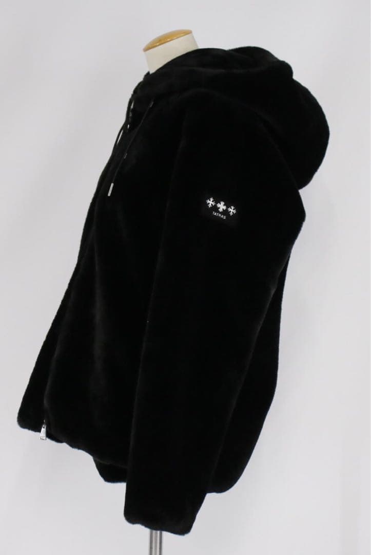 タトラス TATRAS フェイクファー　ブルゾン　黒　美品　ボアブルゾン