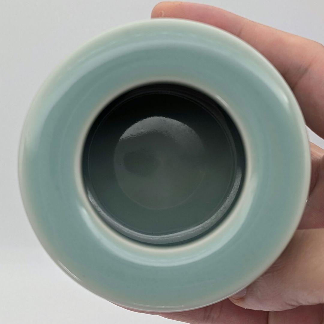 松本為佐視 青磁香炉 合箱 三足香炉 香爐 香道具 茶道具 お香 アロマグッズ