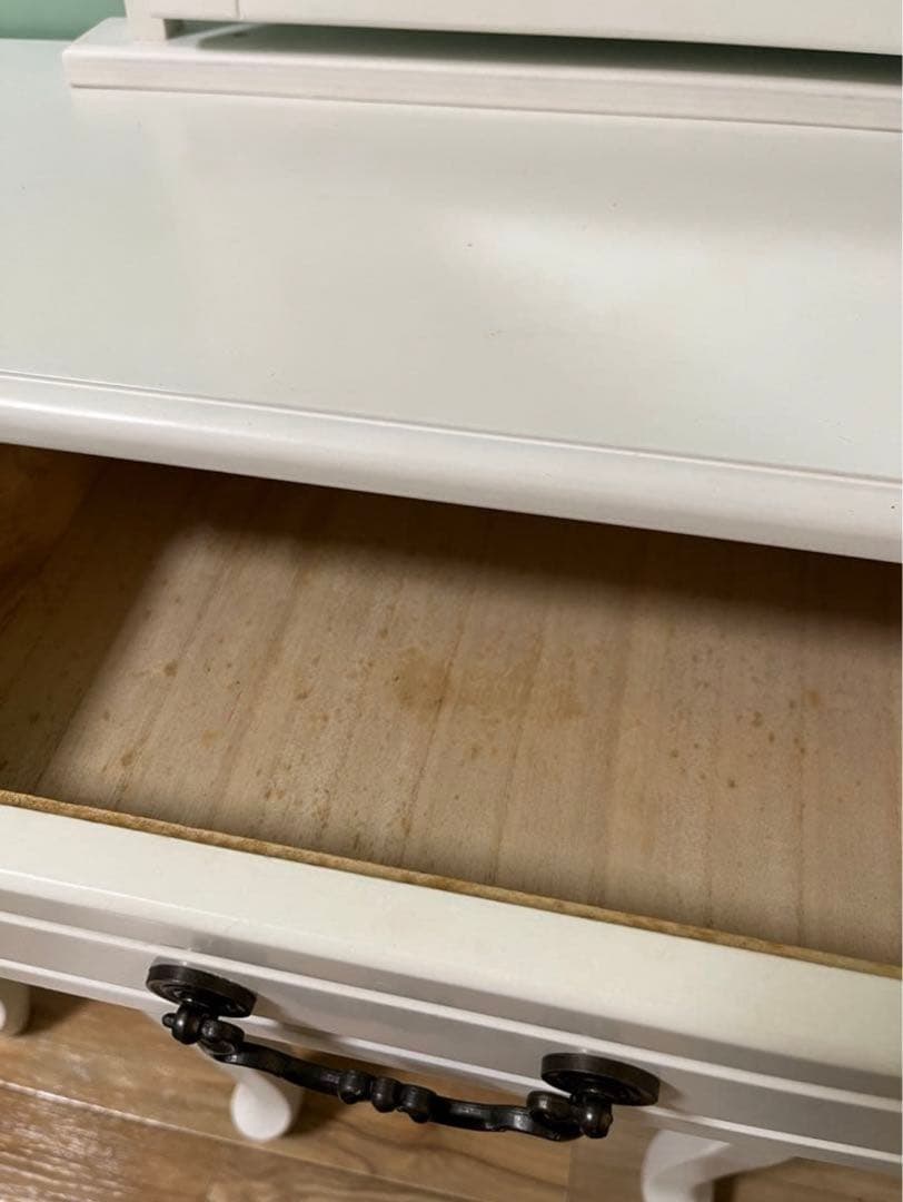 アメリカン ドレッサー 化粧台 鏡台 カントリー家具　姫系 ヴィンテージ家具