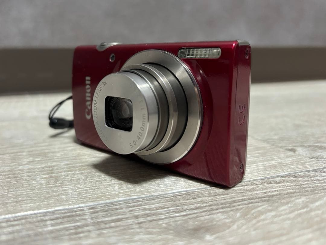 Canon IXY180レッドコンパクトデジタルカメラ