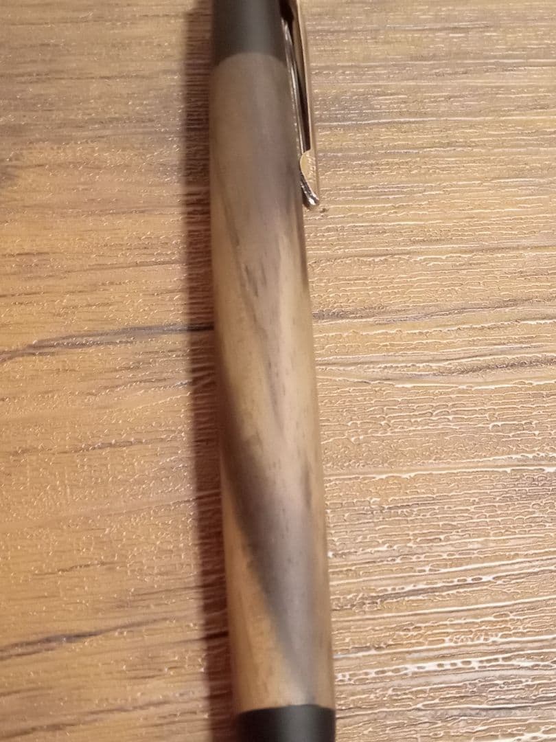 野原工芸　黒柿　シャープペンシル　シャーペン　銀金具