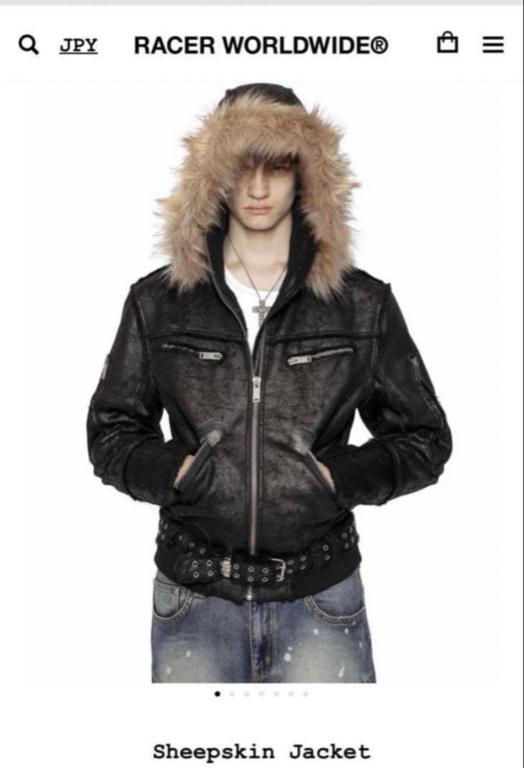 racer worldwide ファージャケット