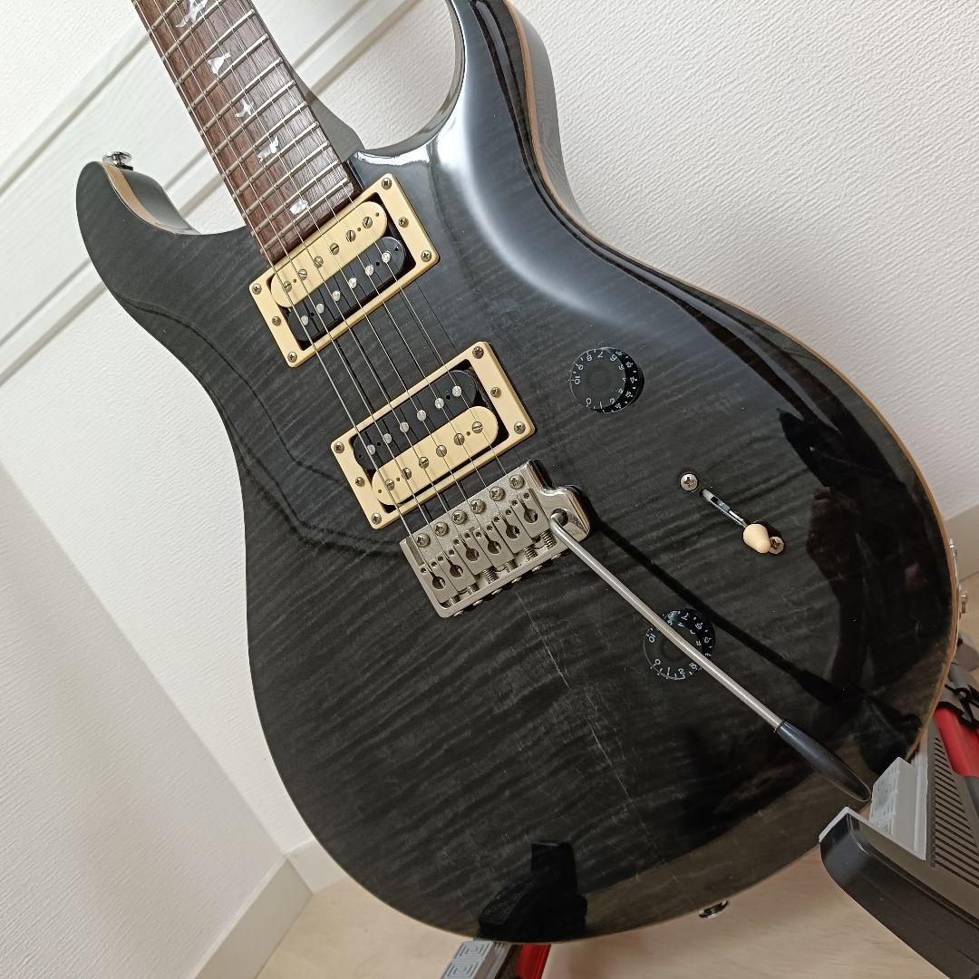PRS SE CUSTOM 24 gray black メンテ済