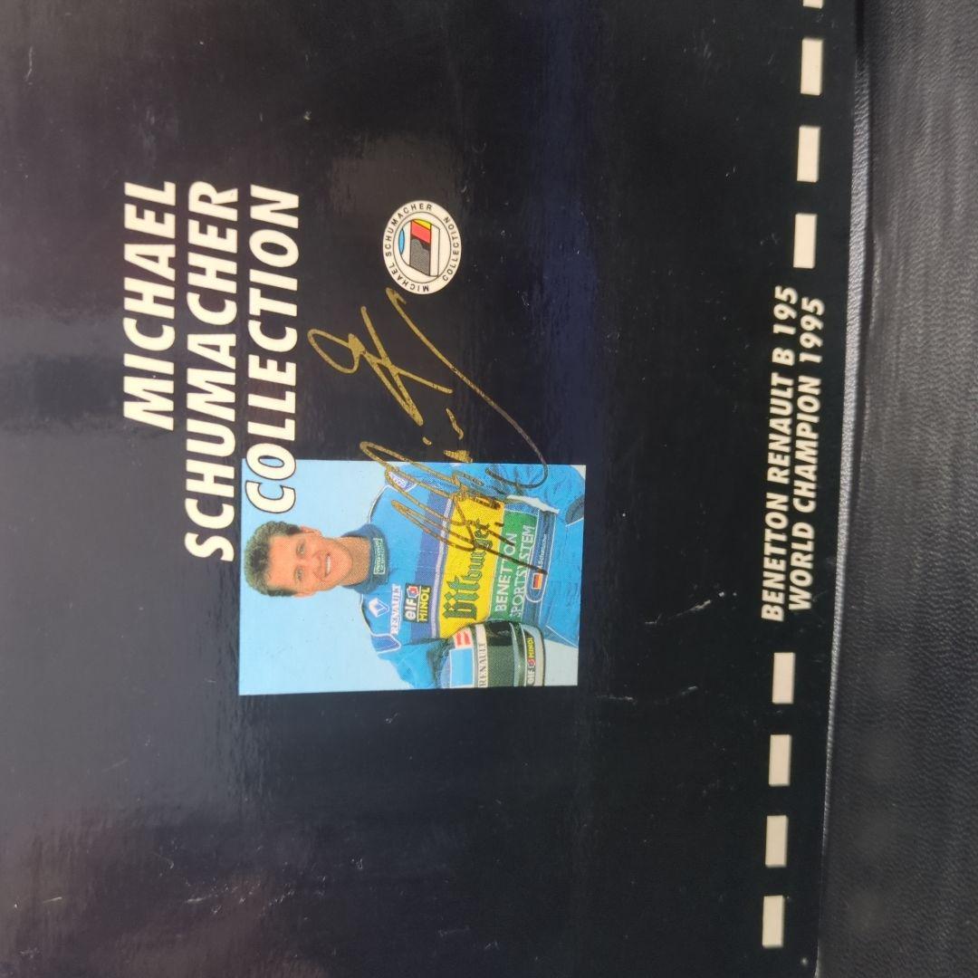 ベネトン B195 1/18 スケールモデル サイン入り