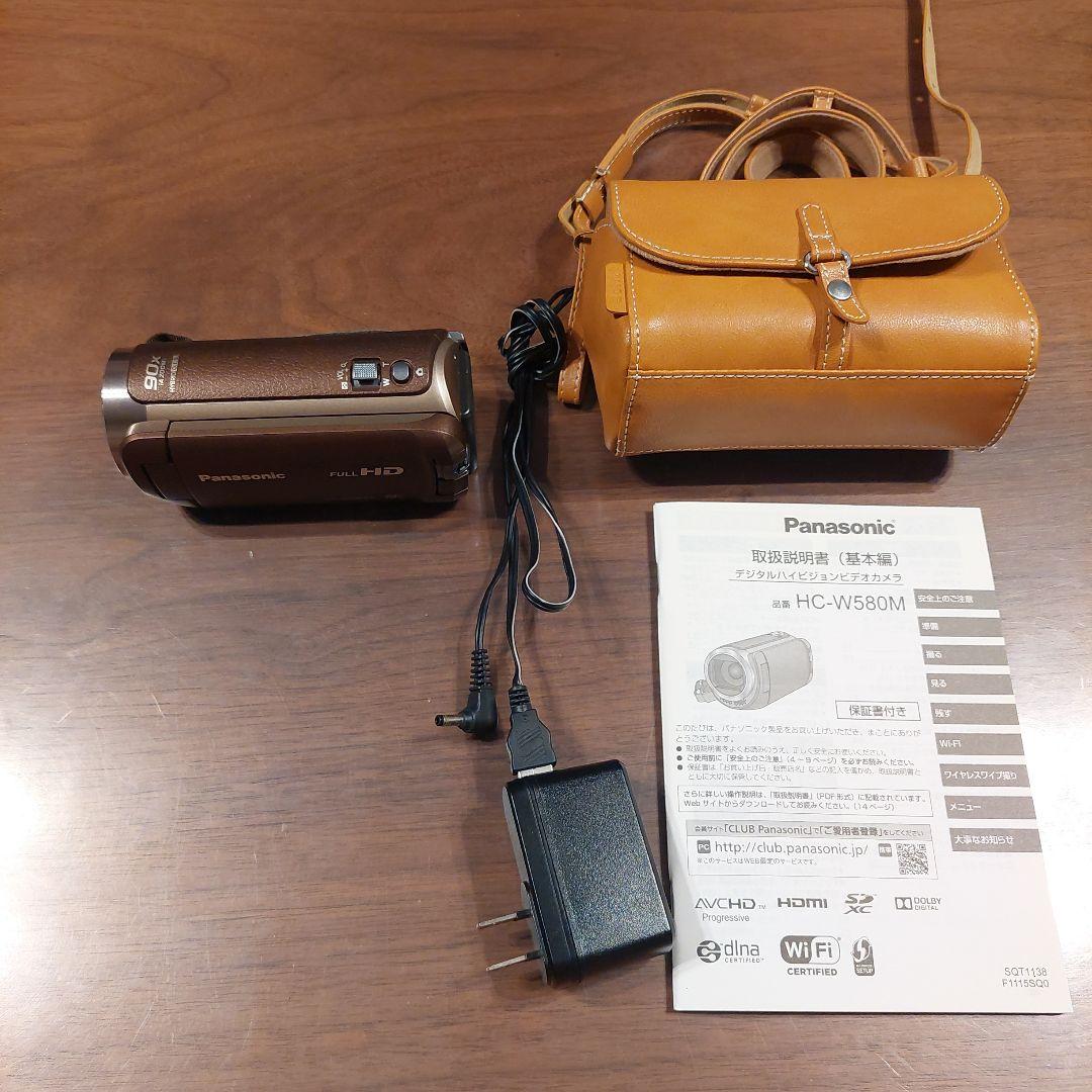 【美品】Panasonic HC-W580M ビデオカメラ ケース付き