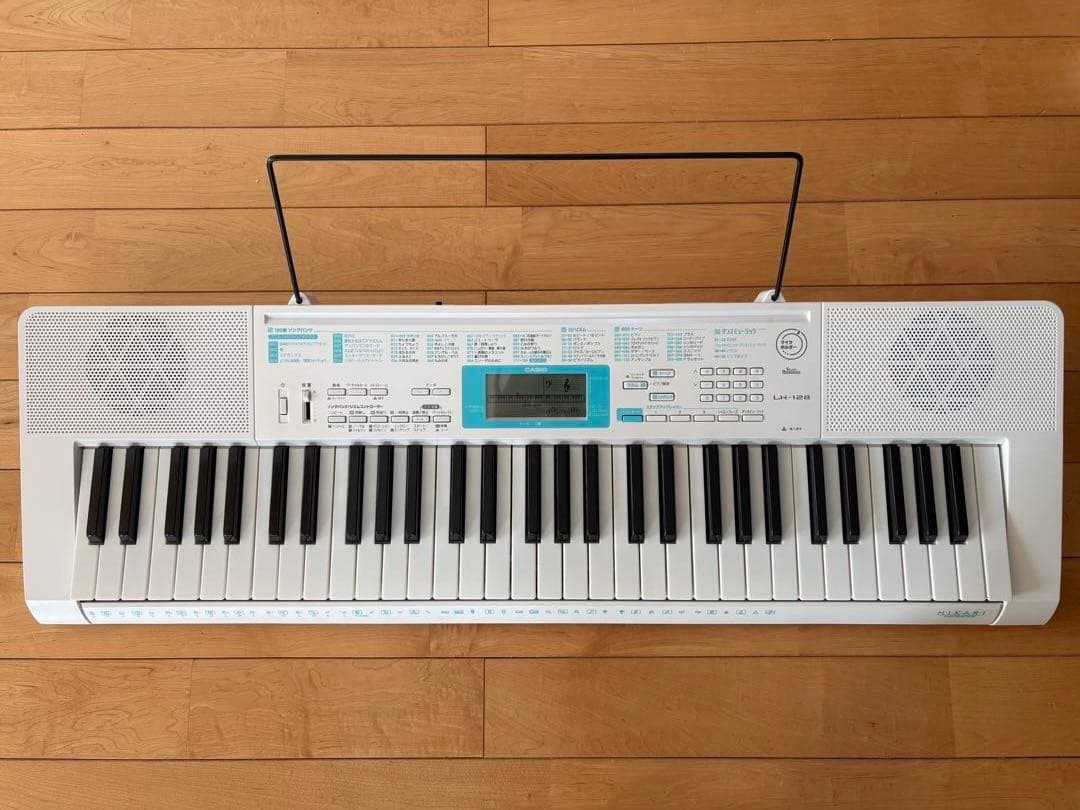CASIO キーボード　光ナビゲーション　LK-128 カシオ　電子ピアノ