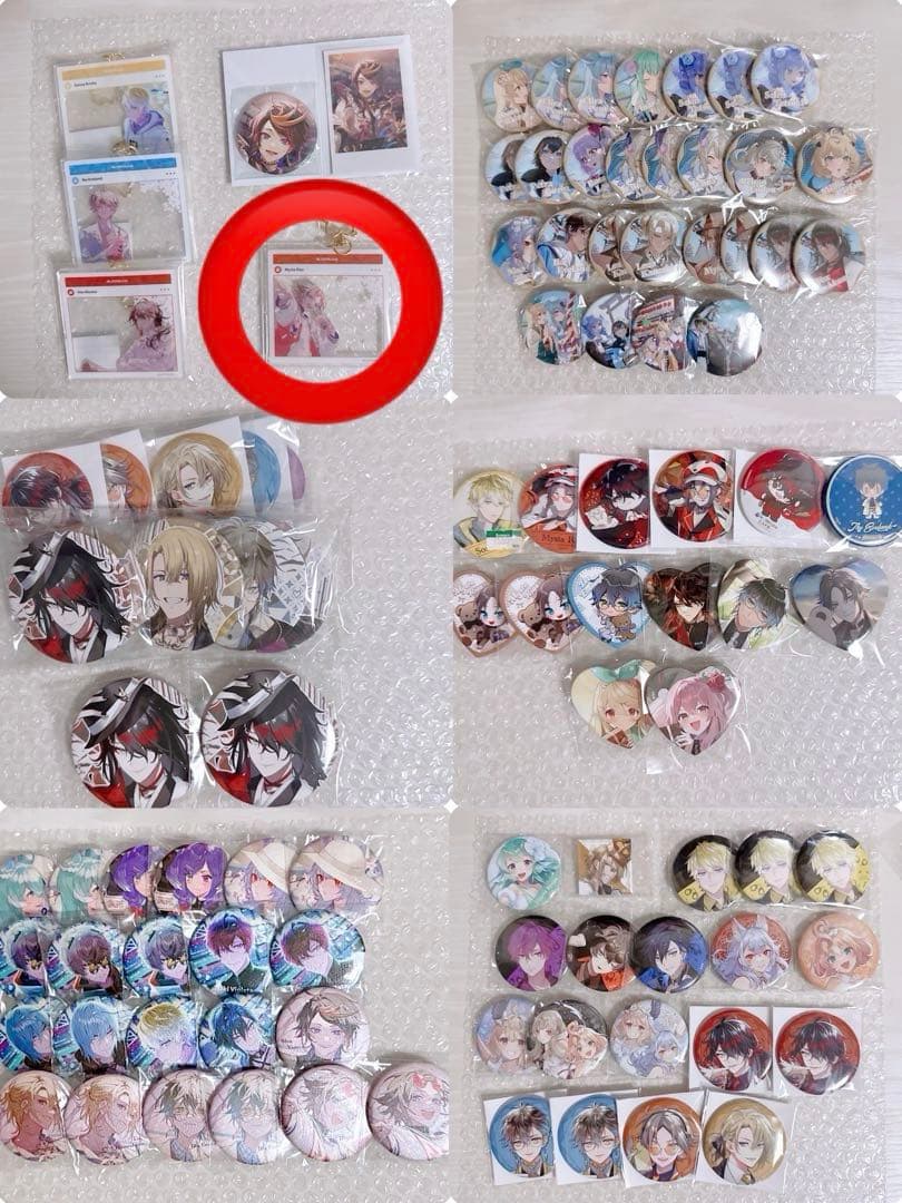 にじさんじ EN アクリルスタンド 缶バッジ 135点 まとめ売り