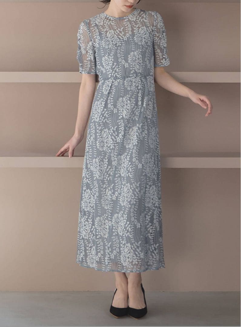 kaene レースエプロン ワンピース