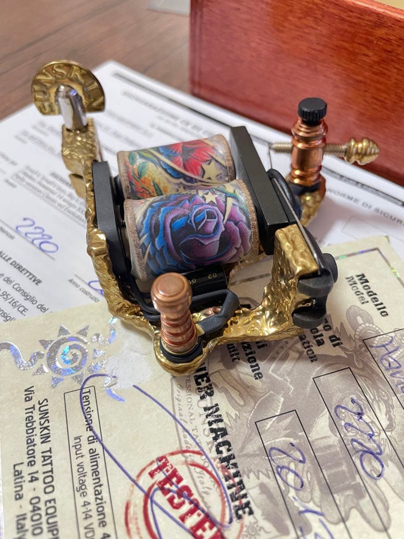 Sunskin tattoomachine liner タトゥーマシン手製の機械