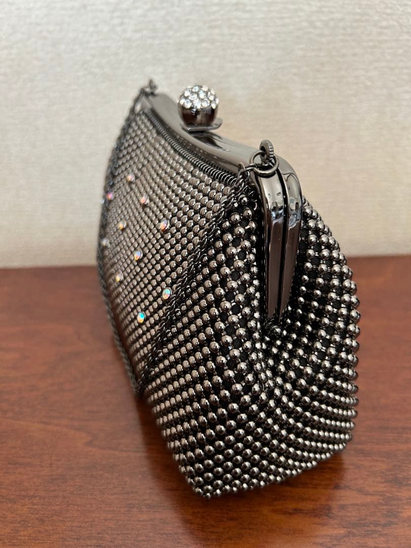 ビーズ付きパーティバッグ