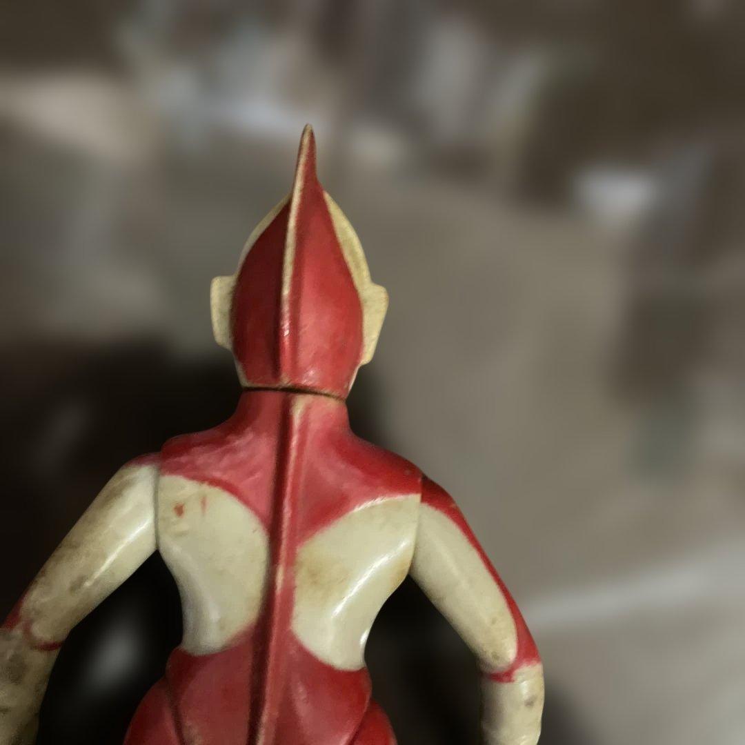 ブルマアク★ウルトラマン　ソフビ★凜々しい顔★全域可動可★劣化あるも光沢有