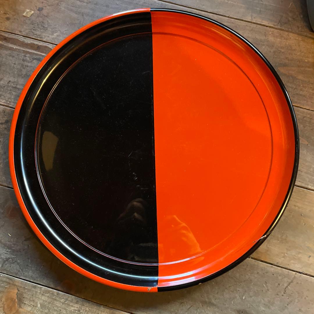 漆　肩身替わり　盆