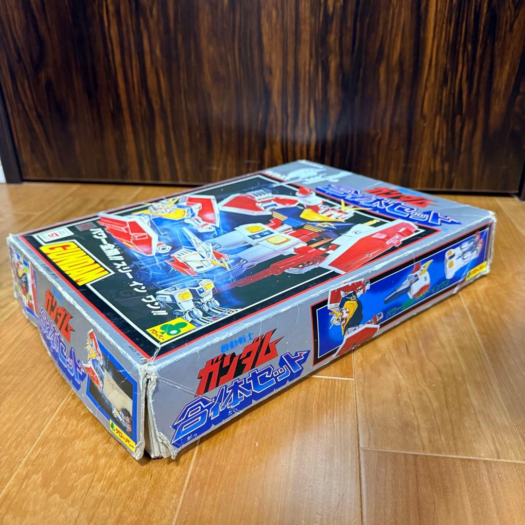 【当時物】クローバー 機動戦士ガンダム 合体セット ダイガスト製 欠品少