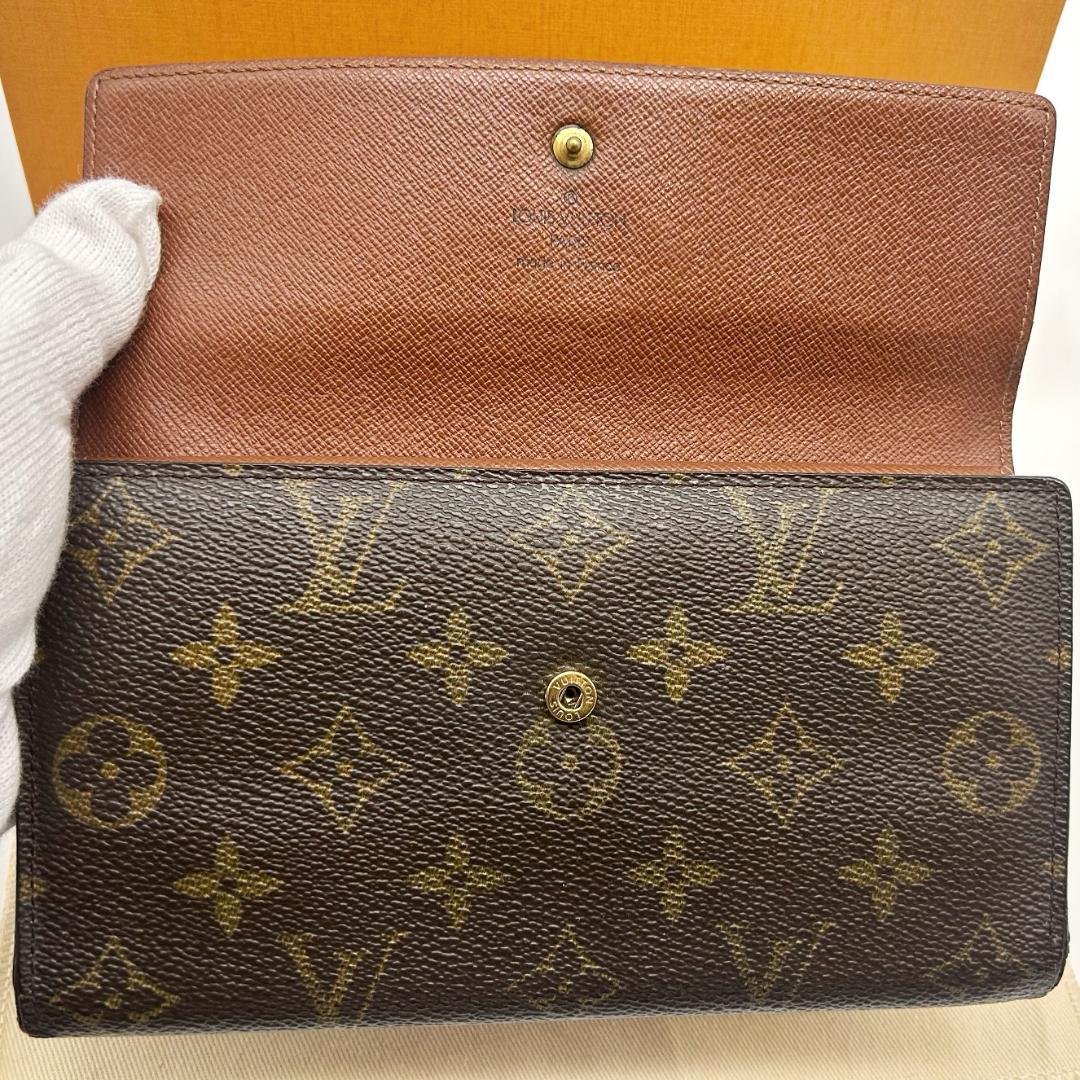 【美品】ルイヴィトン　ポルトトレゾールインターナショナル 長財布