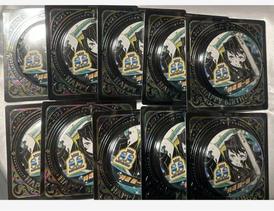 鬼滅の刃 時透無一郎 バースデー缶バッジ 2025 10点