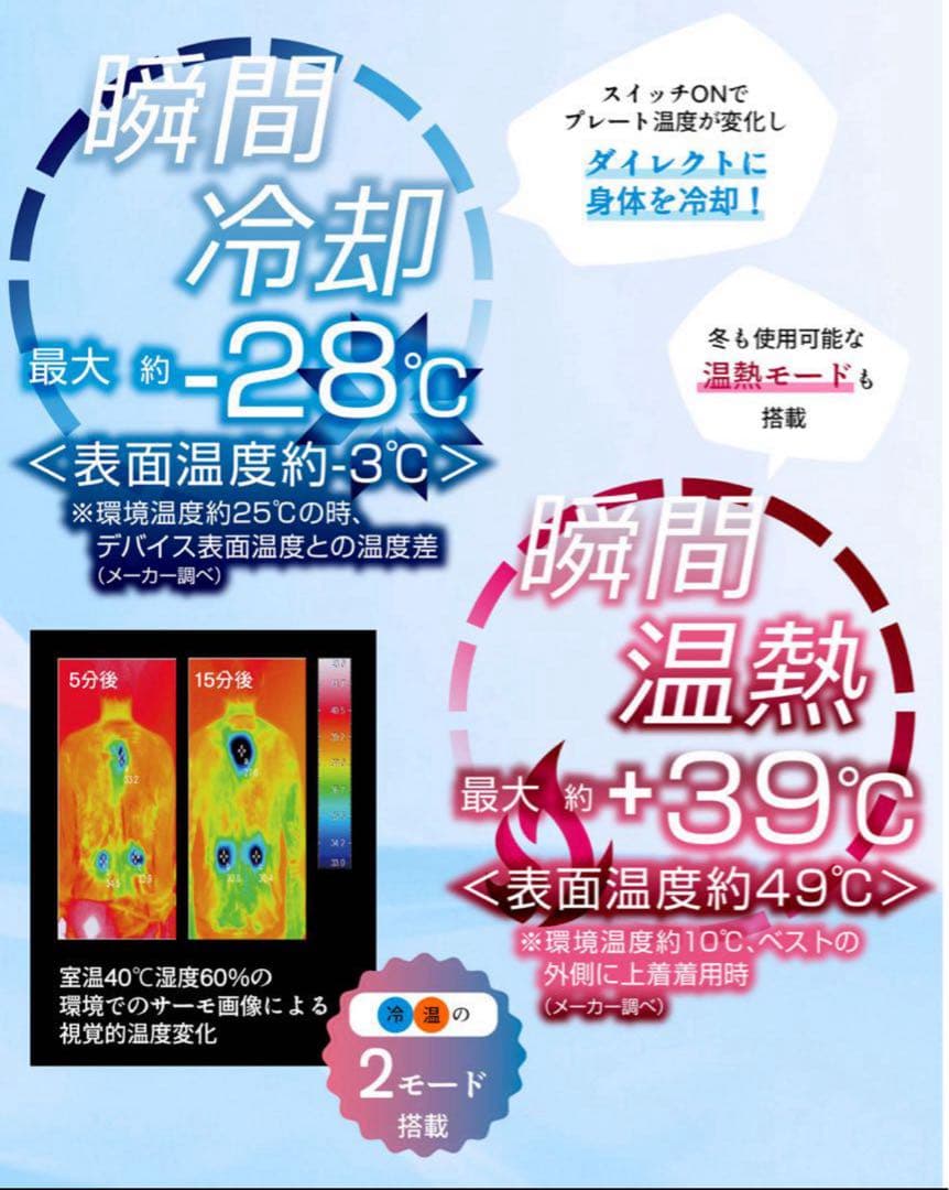 ワークマンウィンドコアアイス×ヒーターペルチェベストPRO2 新品 2